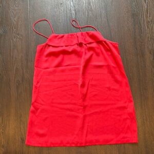 J. Crew Red Sleeveless Top